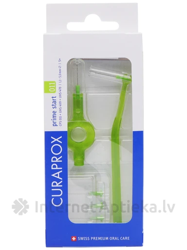 Curaprox interdentālo birstīšu turētāja komplekts CPS011 + 5 birstītes, 1 gb. | internetaptieka.lv