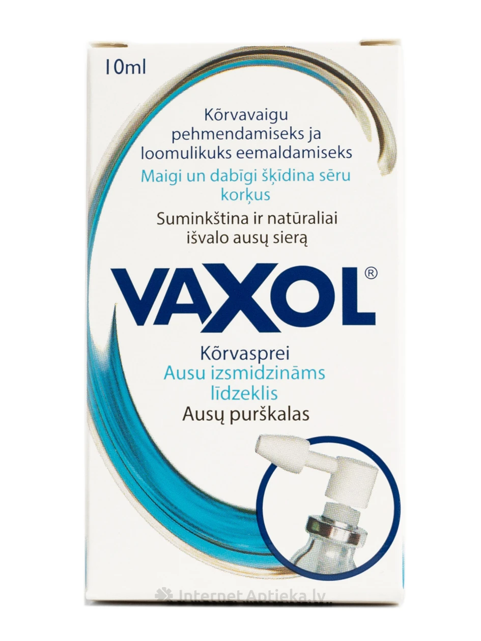Vaxol oliiviõli vahend kõrvavaha jaoks, 10 ml | internetaptieka.lv