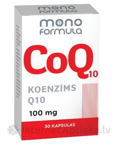 Mono Formula - Koenzīms Q10, 30 kapsulas | internetaptieka.lv