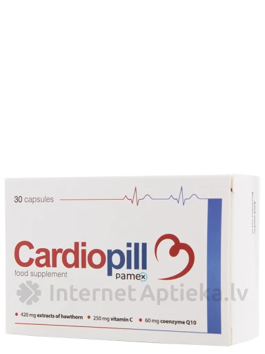 Cardiopill kapslid, 30 kapslit | internetaptieka.lv