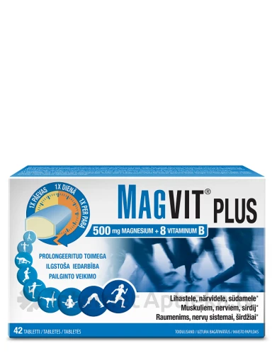 Magvit Plus, 42 tabletes | internetaptieka.lv