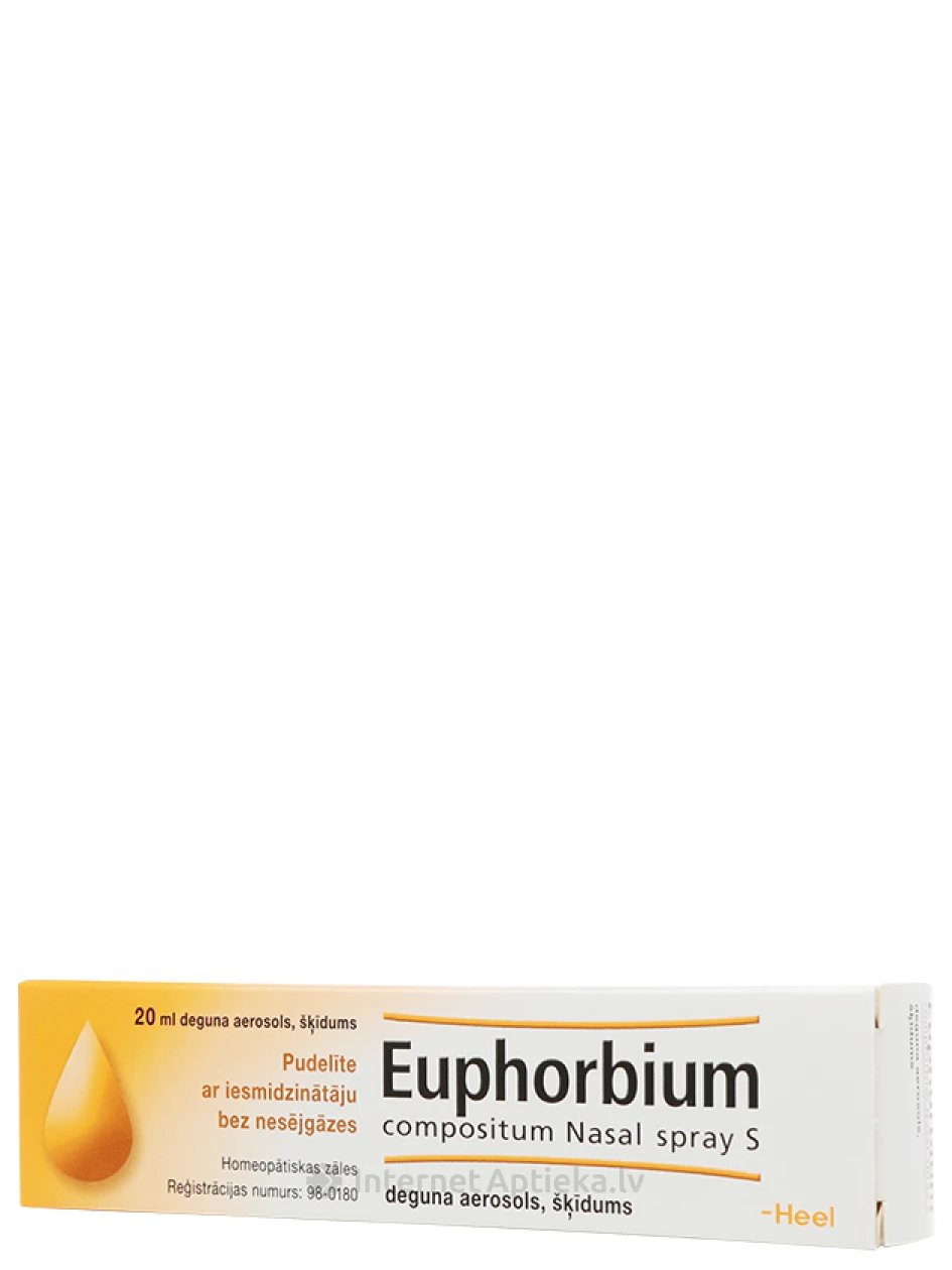 Euphorbium compositum назальный спрей S, 20 мл | internetaptieka.lv