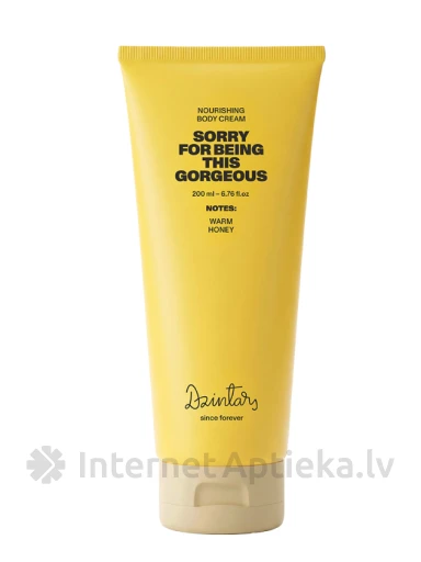 Dzintars Maitinantis kūno kremas SORRY FOR BEING THIS GORGEOUS, 200 ml | internetaptieka.lv