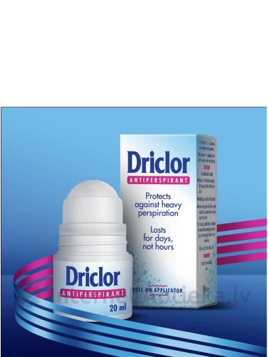 Driclor pretsviedru dezodorants, 20 ml | internetaptieka.lv