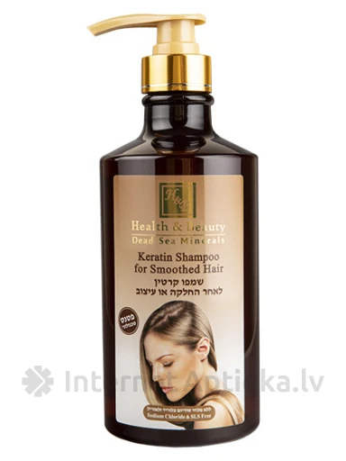 H&B Keratin Шампунь для гладких волос, 780 мл | internetaptieka.lv