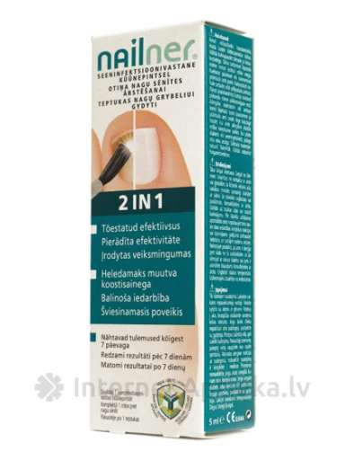 NailNer Brush nagu pretsēnīšu laka 300 reizēm, 5 ml | internetaptieka.lv