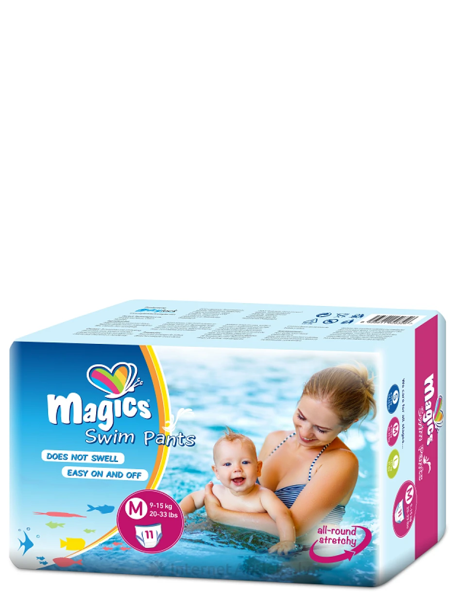 MAGICS SWIMPANTS Трусики для плавания 9-15 kg, 11 шт. | internetaptieka.lv