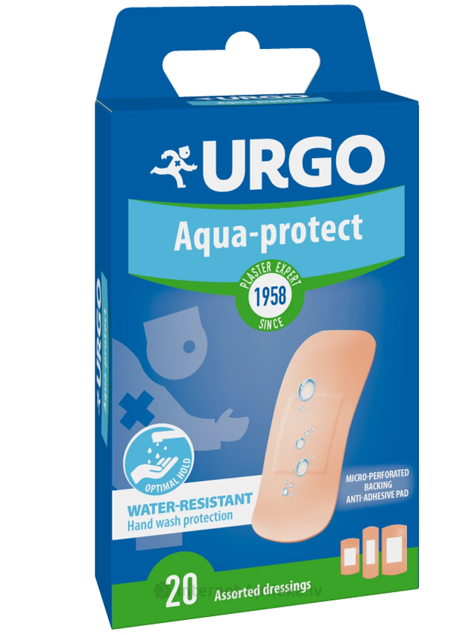 Urgo washable моющиеся пластыри, 20 шт. | internetaptieka.lv