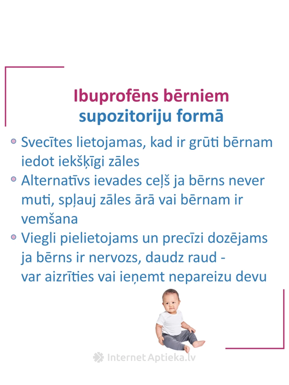Ibugard 60 mg, 10 suposiiti | internetaptieka.lv