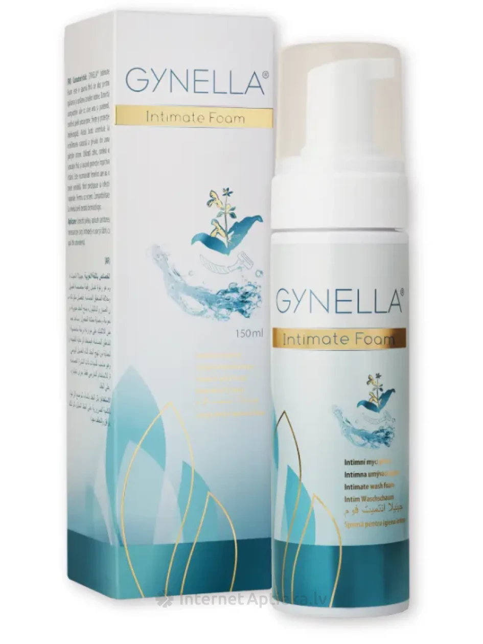 GYNELLA Intimate Foam пена для интимной гигиены, 150 мл | internetaptieka.lv