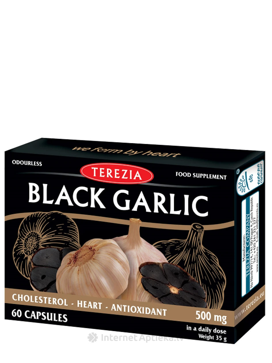 Terezia Melnais ķiploks, 60 kapsulas | internetaptieka.lv