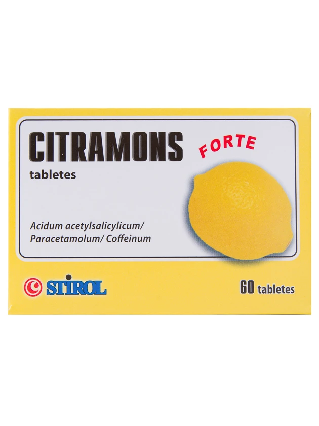 Citramon forte, 60 таблеток - InternetAptieka.lv
