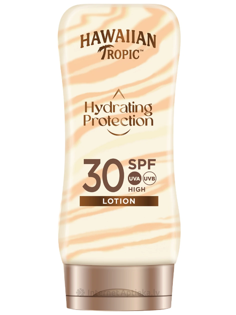 Hawaiin Tropic Sauļošanās emulsija hydrating protection SPF30, 180 ml | internetaptieka.lv
