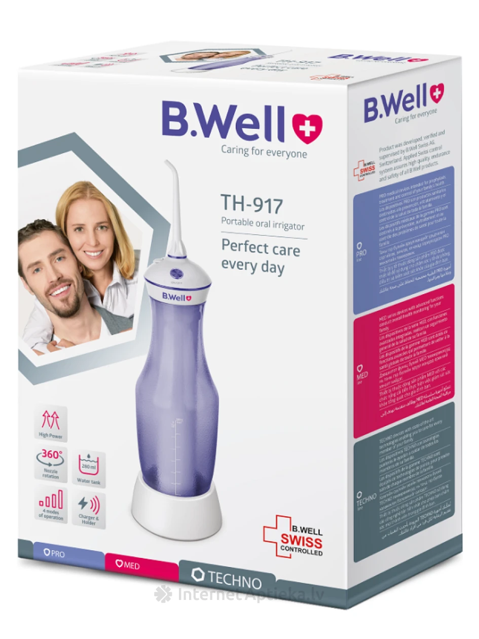 B.Well TH-917 ирригатор полости рта | internetaptieka.lv