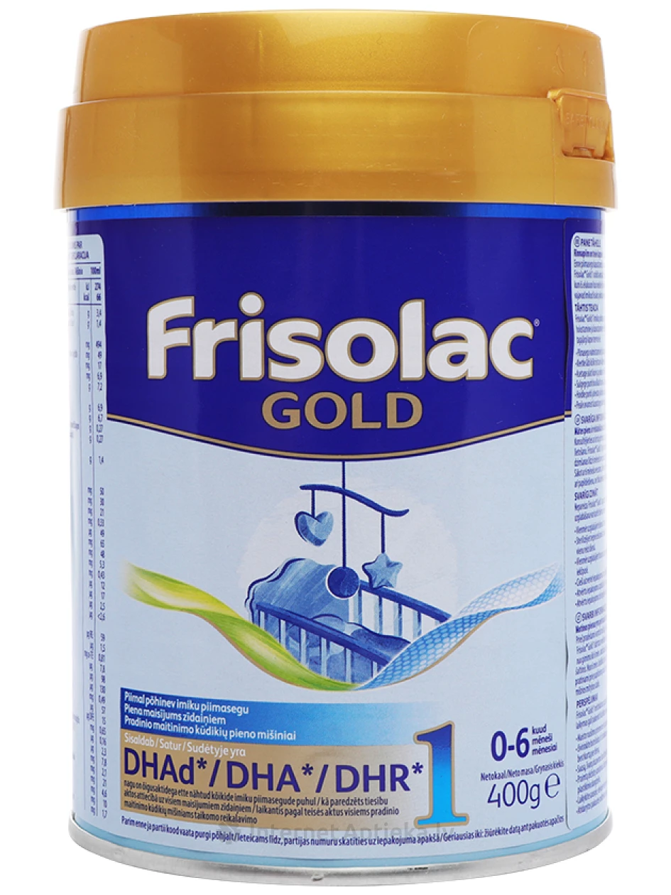 Frisolac Gold 1 Piena Maisījums no dzimšanas, 400 g | internetaptieka.lv