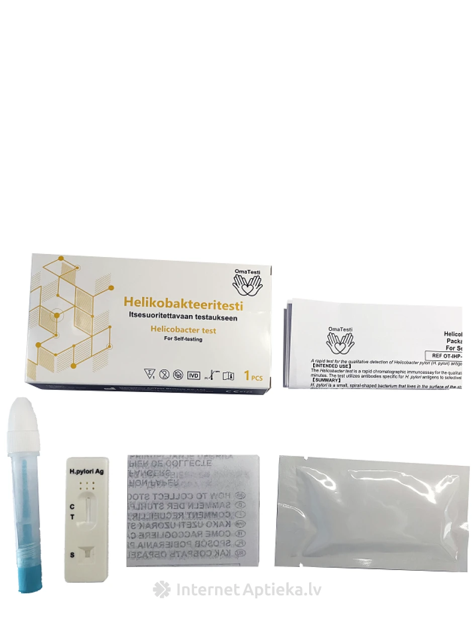 OmaTesti Helicobacter test, 1 tk. | internetaptieka.lv