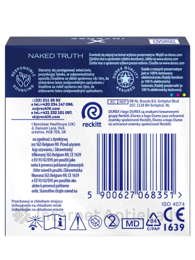 DUREX intensiivsed kondoomid, 3 tk. | internetaptieka.lv