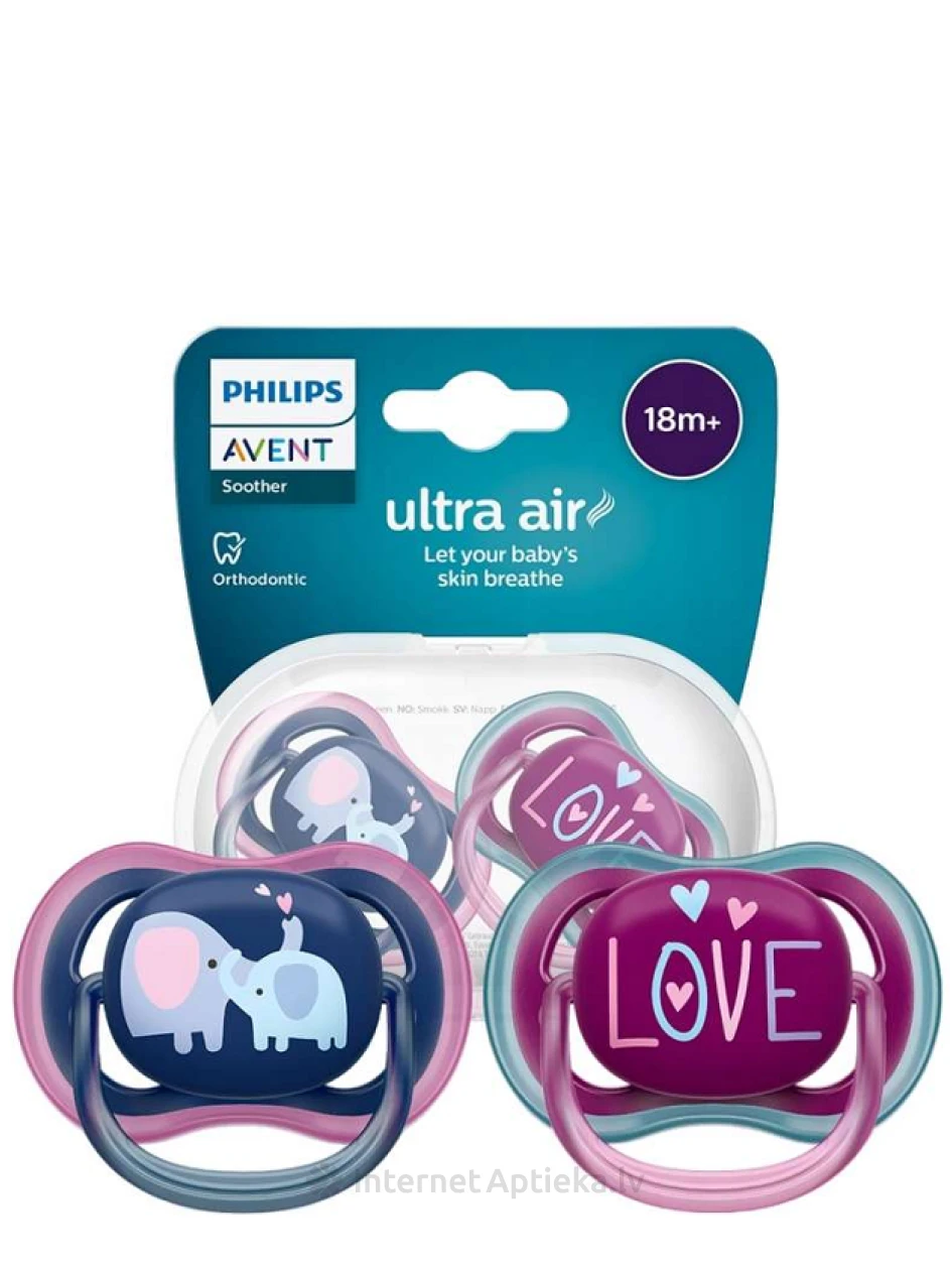 Avent māneklītis Ultra Air 18mēn.+ meitenēm, 2 gb. | internetaptieka.lv