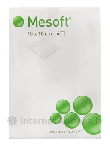 Mesoft kirurgilised salvrätikud 10 x 10 cm, 100 tk. | internetaptieka.lv