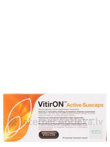 Vitiron Active Suscaps, 30 капсул - InternetAptieka.lv