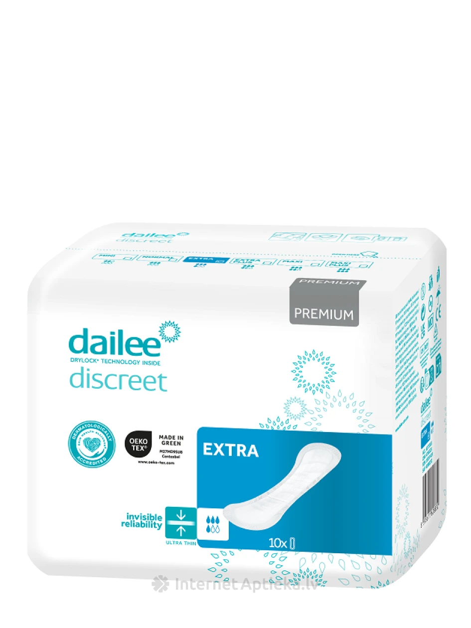 DAILEE Discreet Extra прокладки, 10 шт. | internetaptieka.lv