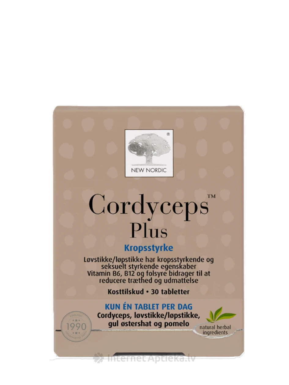 New Nordic Cordyceps™ Plus, 30 tabletes | internetaptieka.lv