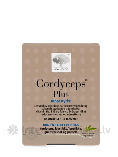 New Nordic Cordyceps™ Plus, 30 tabletes | internetaptieka.lv