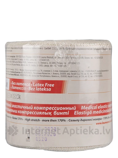 Lauma Medical elastīgā saite 10 cm x 3.5 m, 1 gb. | internetaptieka.lv