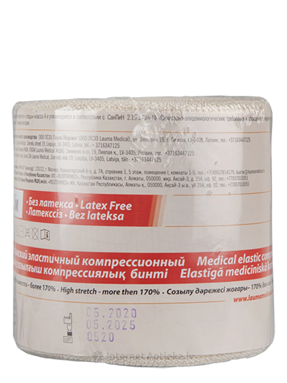 Lauma Medical эластичный бинт 10 см х 3.5 м, 1 шт. | internetaptieka.lv
