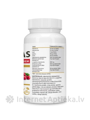 Eesnäärme valem kapslid, 30 tk. | internetaptieka.lv