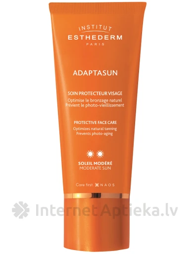Institut Esthederm Adaptasun солнцезащитный крем для лица Moderate Sun, 50 мл | internetaptieka.lv