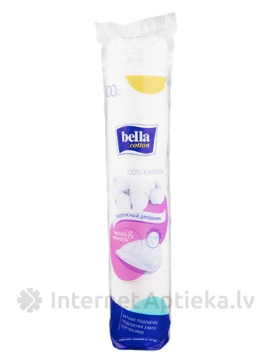 Bella Cotton ватные косметические диски, 100 шт. | internetaptieka.lv