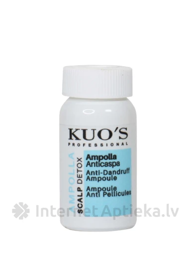 KUO'S SCALP DETOX Ampulas pret blaugznām, galvas ādas attīrīšanai, 6*10 ml | internetaptieka.lv