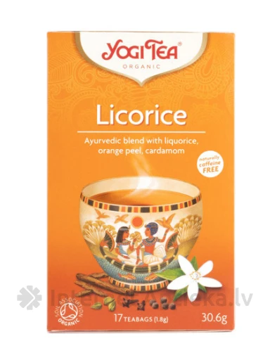 Tēja Yogi Licorice, 30.6 g | internetaptieka.lv