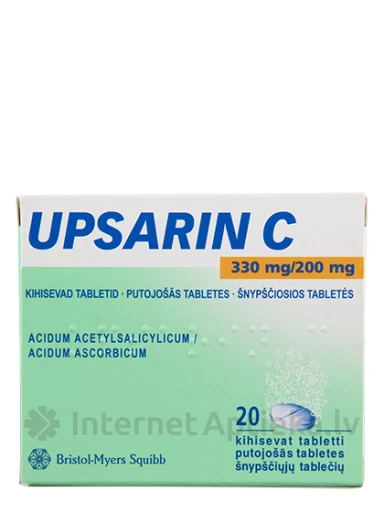 Upsarin UPSA-C, 20 lahustuvat tabletti | internetaptieka.lv