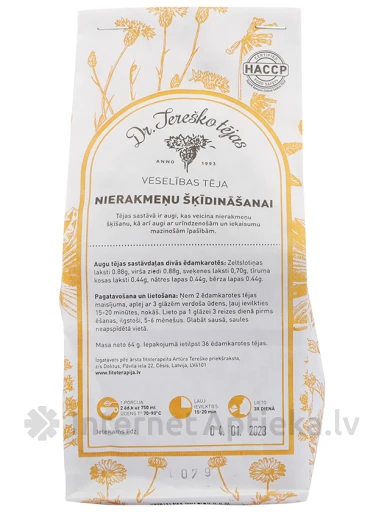 Dr Tereško tee neerukivide lahustamiseks | internetaptieka.lv