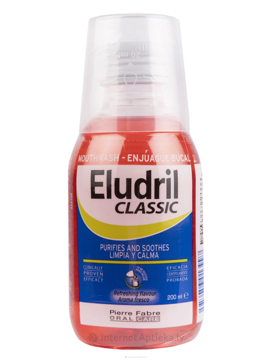 Eludril Classic suuloputus, 200 ml | internetaptieka.lv