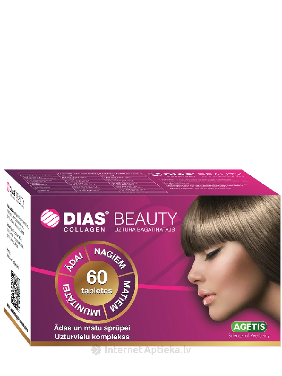 Agetis Dias Beauty Collagen, 60 таблеток | internetaptieka.lv