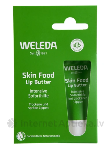 Бальзам для губ Weleda Skin food, 8 мл | internetaptieka.lv