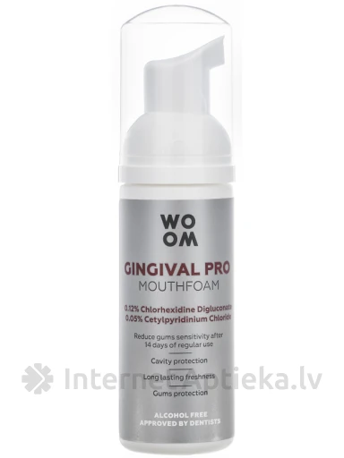 Woom Gingival Pro пена для полости рта, 50 мл | internetaptieka.lv