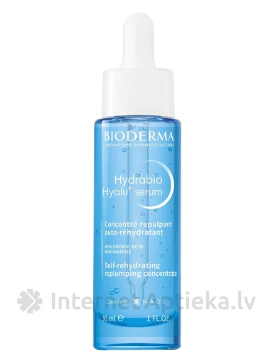 Bioderma Hydrabio Hyalu+ seerumi kontsentraat dehüdreeritud nahale, 30 ml | internetaptieka.lv