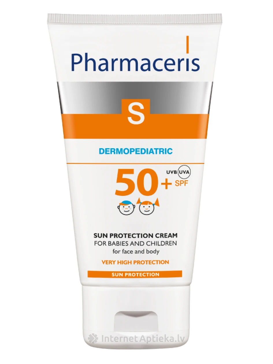 Pharmaceris SPF50 päikesekaitsekreem lastele, 125 ml | internetaptieka.lv