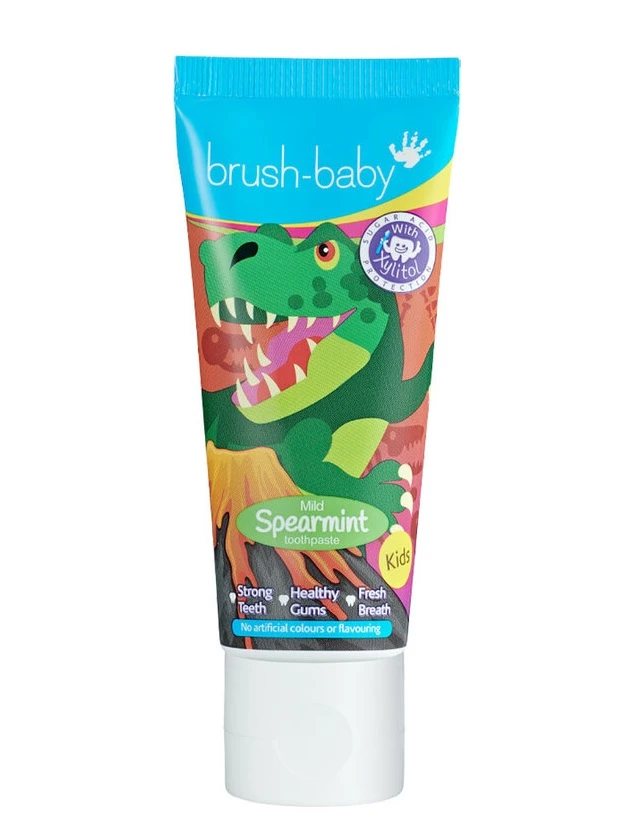 BrushBaby Mild Spearmint zobu pasta, 50ml