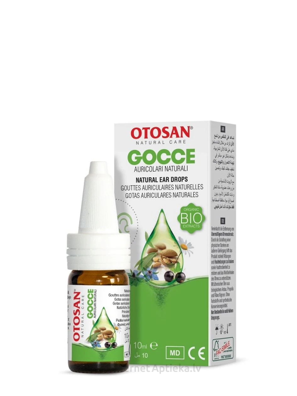 Otosan ушные капли, 10 мл | internetaptieka.lv