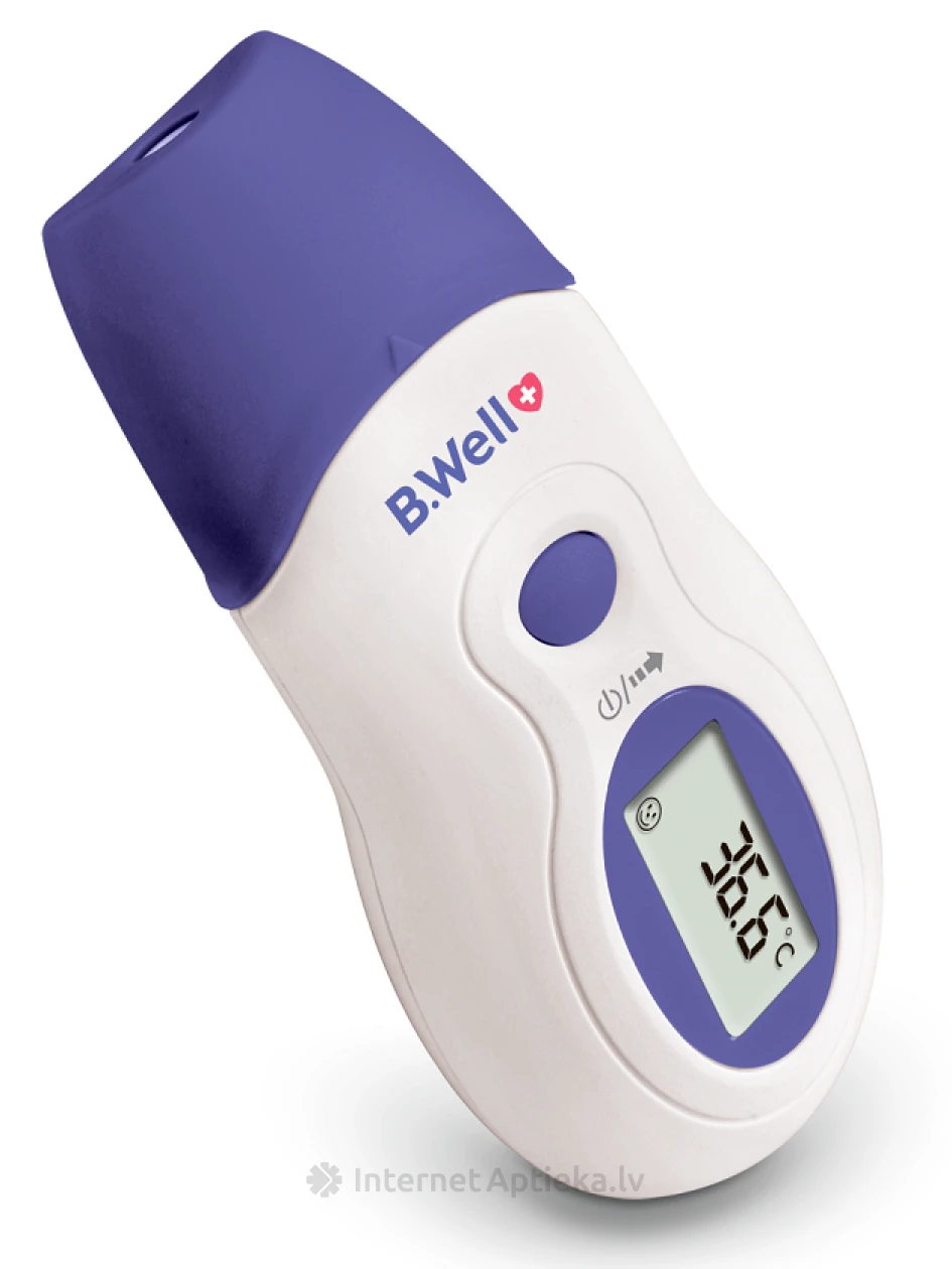B.WELL WF-1000 инфракрасный термометр для уха и лба | internetaptieka.lv