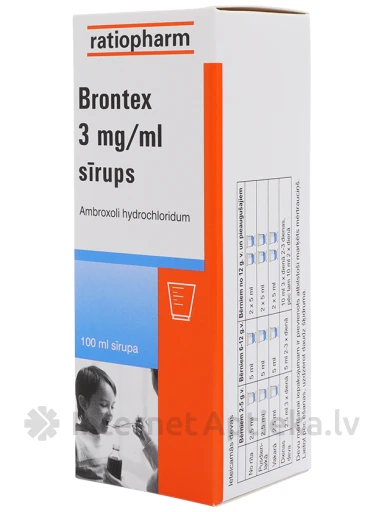 Brontex sīrups, 100 ml | internetaptieka.lv