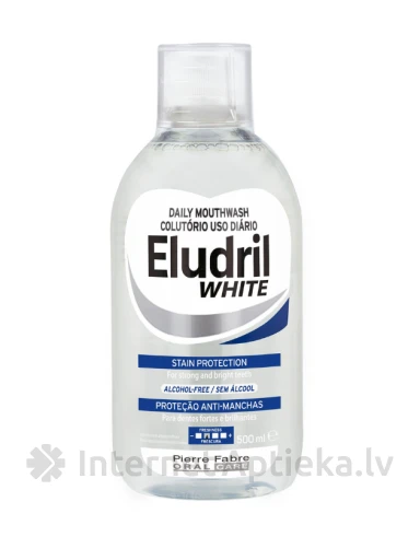ELUDRIL Whitening mutes skalojamais līdzeklis, 500 ml | internetaptieka.lv