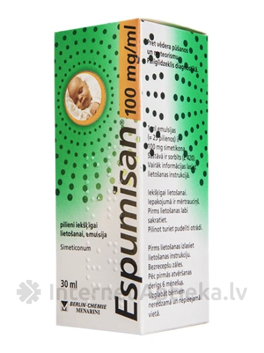 Espumisan капли 100 мг, 30 мл | internetaptieka.lv