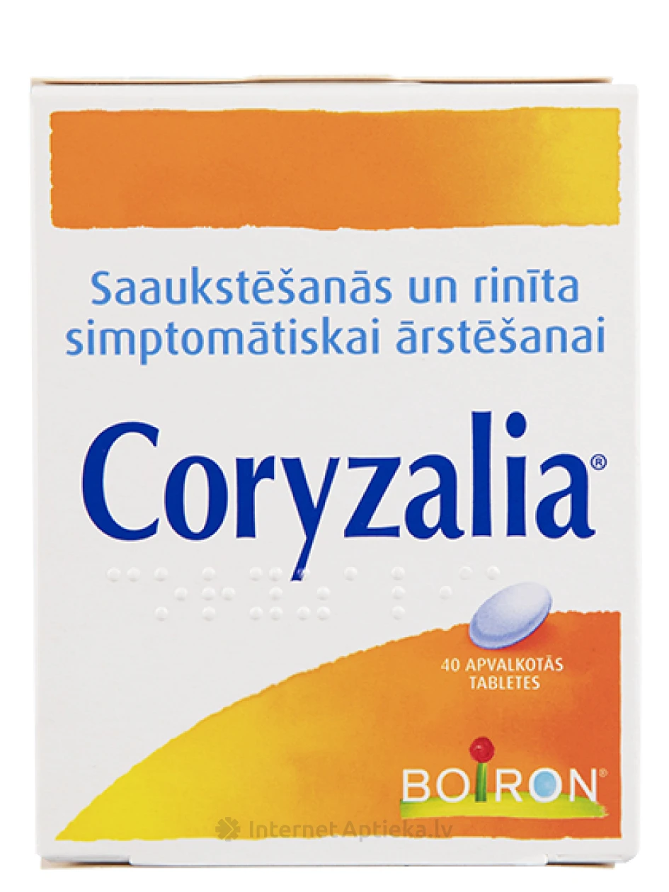 Coryzalia, 40 tabletes | internetaptieka.lv