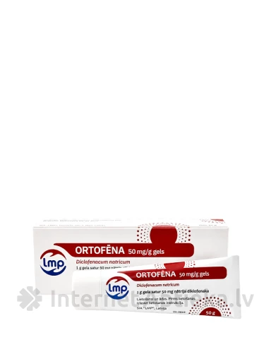 Ortofēna 50mg/g gels, 50 g | internetaptieka.lv